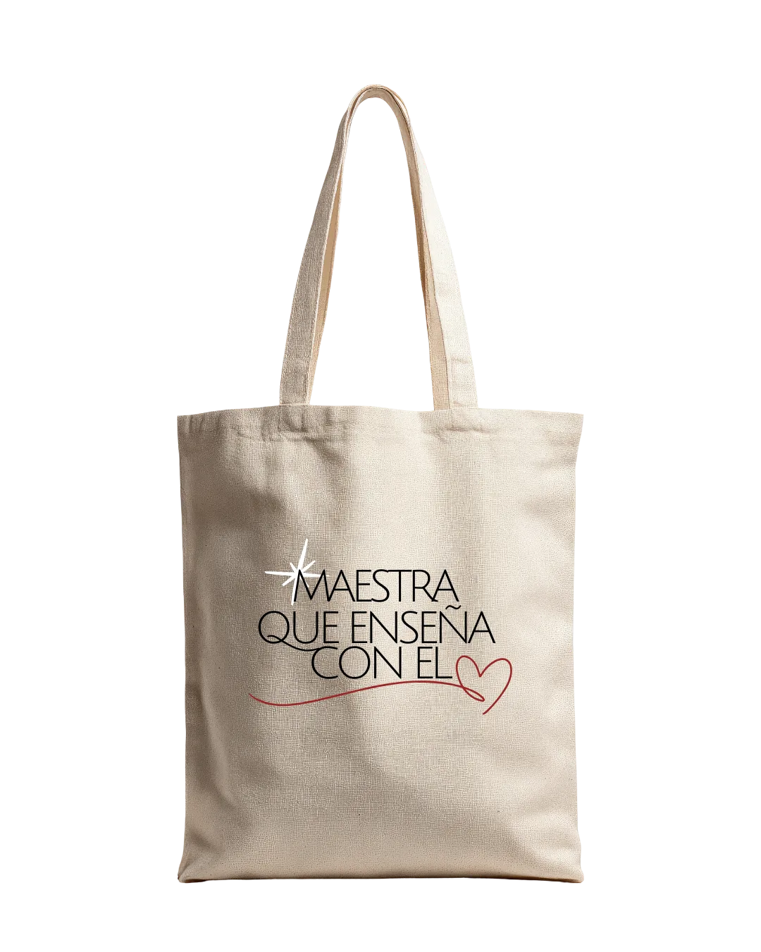 Totebag personalizada para maestra
